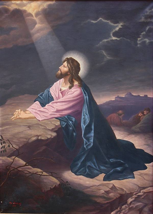 Christus auf dem Ölberg von Christian Seelbach