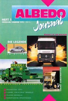ALBEDO Journal HEFT 1 FRÜHJAHR/SOMMER 1992