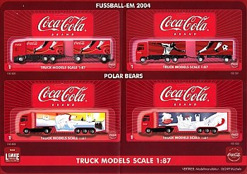 ALBEDO MINI - TRUCKS Fu�ball-EM 2004 Coca-Cola