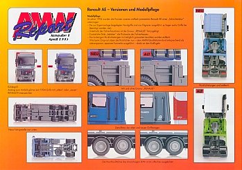 AMW Sondermodelle 1/1995 und Report Ausgabe 2 Seite 3