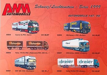 AWM Schweiz/Lichtenstein - Serie 1999