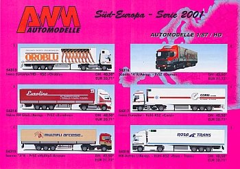 AWM Schweiz/Lichtenstein - Serie 2001