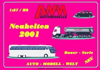AWM Neuheiten 2001 und Dauer - Serie