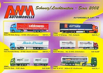 AWM Schweiz/Lichtenstein - Serie 2002