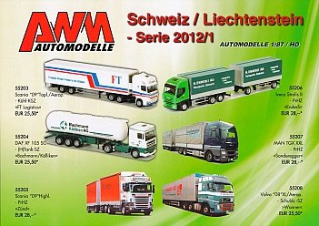 AWM Schweiz/Lichtenstein - Serie 2012/1