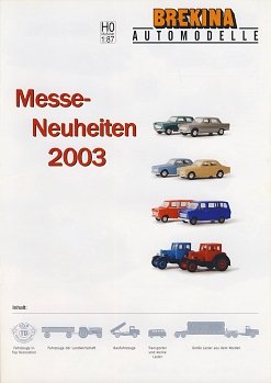 Messe-Neuheiten 2003