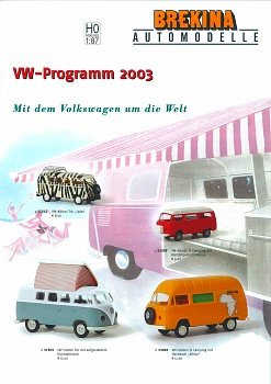 VW-Programm 2003 mit Preis