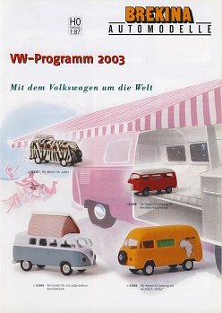 VW-Programm 2003 ohne Preise