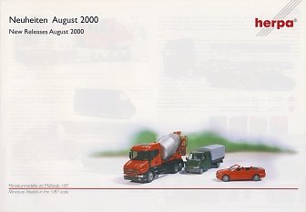 Neuheiten August 2000