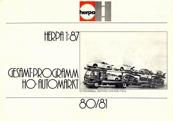 Herpa Gesamtprogram 80/81