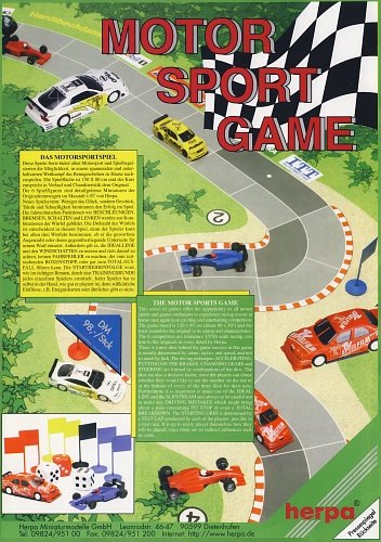 Motorsportspiel 1996 Vorderseite