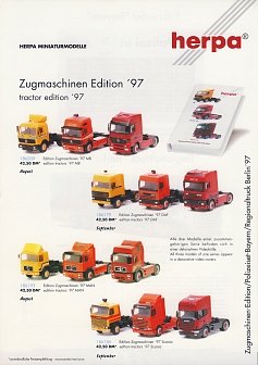 Zugmaschinen Edition 1997