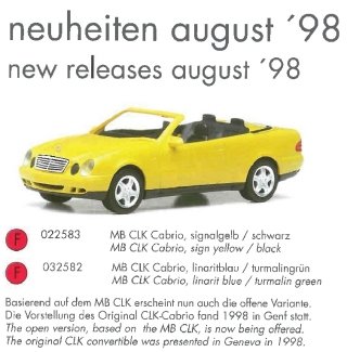 Neuheiten Juli/August 1998 ohne Preisangabe Detail Seite 5