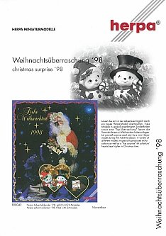 Weihnachtsüberraschung 1998 mit Preisangabe