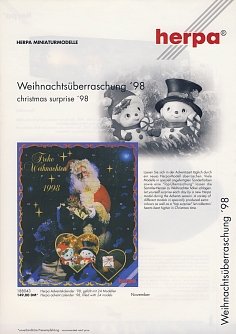 Weihnachtsüberraschung 1998 ohne Preisangabe