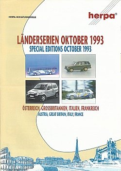 LÄNDERSERIEN OKTOBER 1993