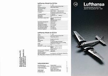 Lufthansa 11/1988 Vorderseite