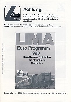 Lima Sonderdruck 1990 fischer-train
