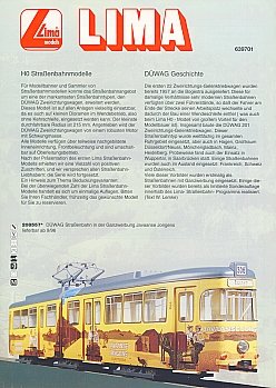 Lima Straßenbahnmodelle 1996