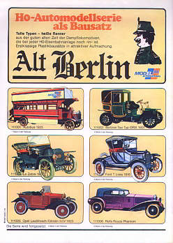 Katalog Alt Berlin um 1983
