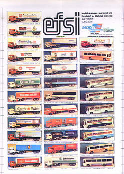 Katalog efsi um 1980