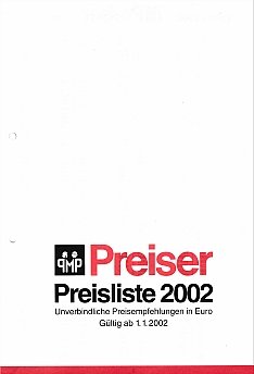 Preisliste 2002