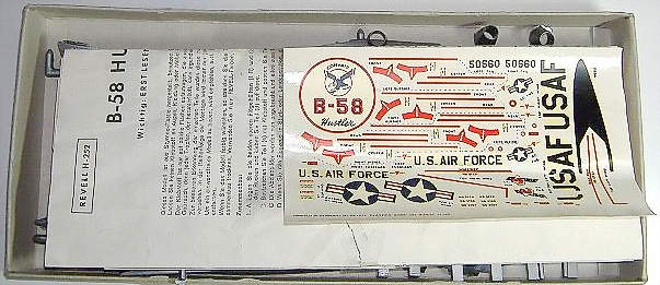 B-58 Bauanleitung und Decals