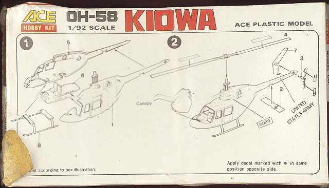 ACE BELL OH-58 KIOWA Rückseite
