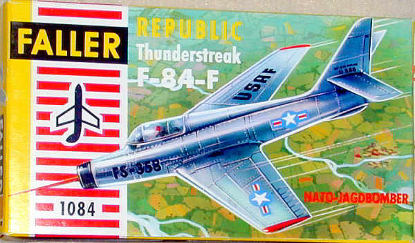 F-84-F NATO-Jagdbomber Schachtel aus den 60er Jahren