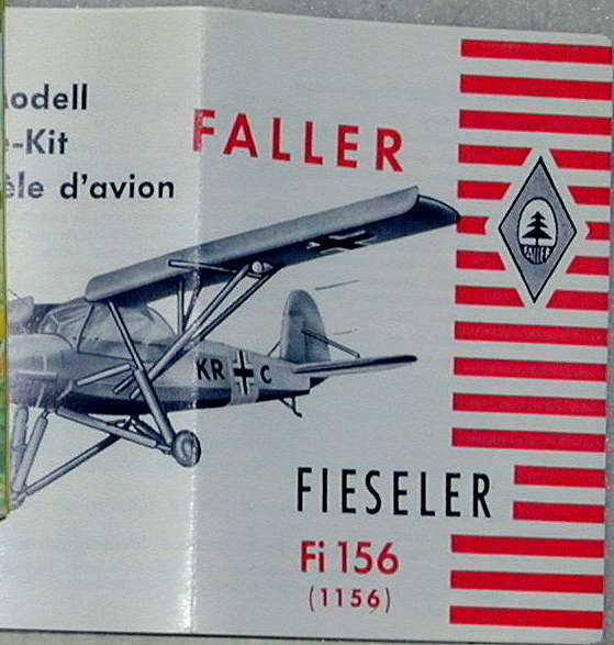 FIESELER STORCH Fi 156 60er Detail der Bauanleitung