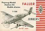 Ju-87 Junkers - Stuka Bauanleitung aus Verpackung 5b
