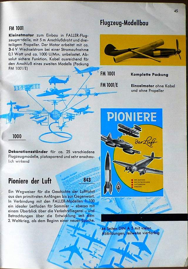 Faller Katalog 1960/61 Seite 45