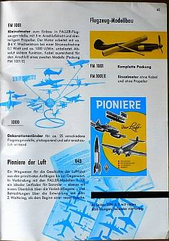 Faller Katalog 1960/61 Seite 45