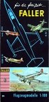 Faltblatt Flugzeugmodelle