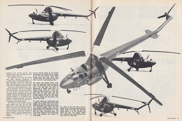 Scale Modeler 4/1973, Seite 16 und 17, Bild 1