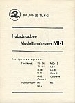 MI-1 Bauanleitung 1964