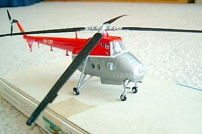 Mi-4 gebautes Modell Detail