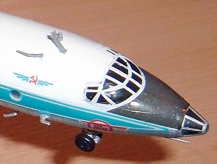 TU-134 Deatail gebautes Modell