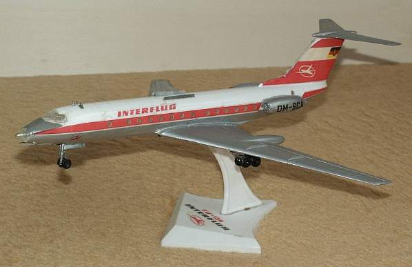 Tupolew TU 134 gebautes Modell