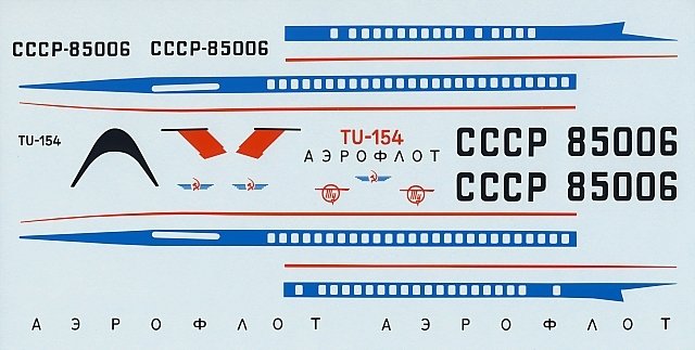 TU-154 Decal reifra