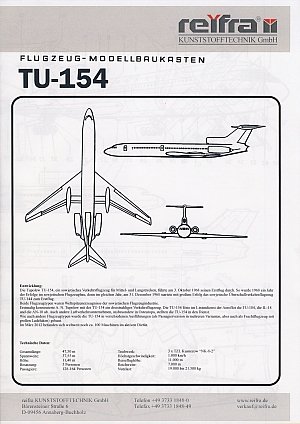 TU-154 Bauanleitung reifra