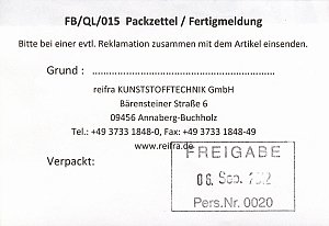 IL-62 Packzettel reifra