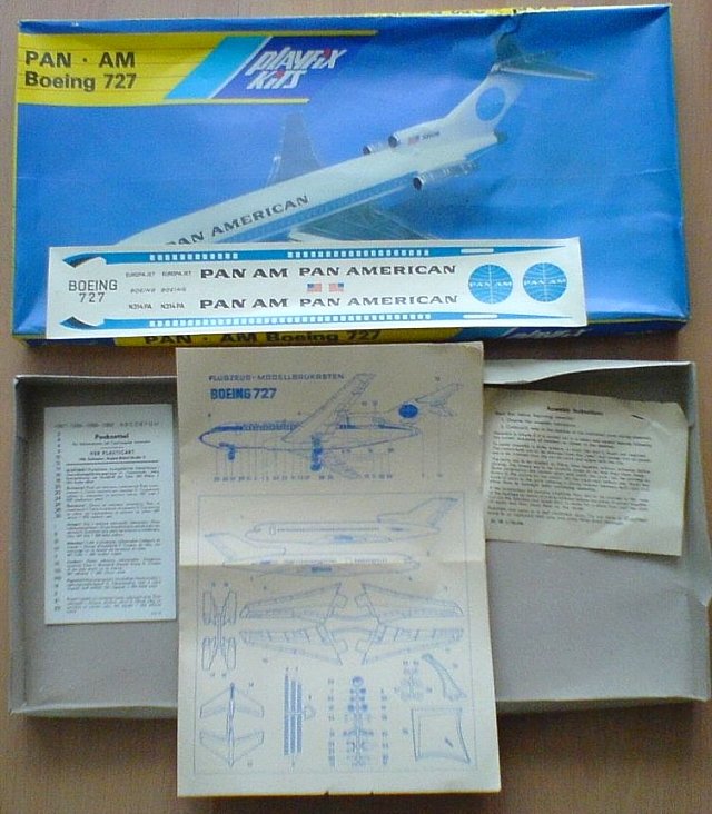 Boeing 727 Decals, Bauanleitung