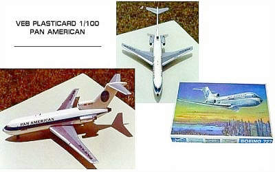 BOEING 727 gebautes Modell