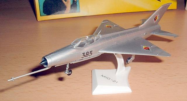 MIG-21 gebautes Modell