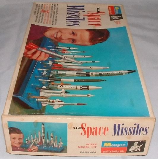 Monogram U.S. Space Missiles Verpackung von rechts gesehen