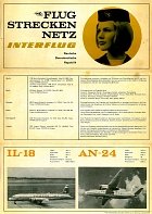 Interflug Streckennetz 1969