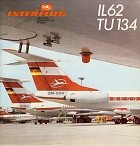 Interflug IL62 TU134 1980