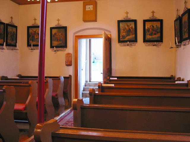 Braunegg im südlichen Waldviertel, Kapelle Innenansicht Bild 4