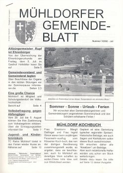 Mühldorfer Gemeindeblatt 3/2002